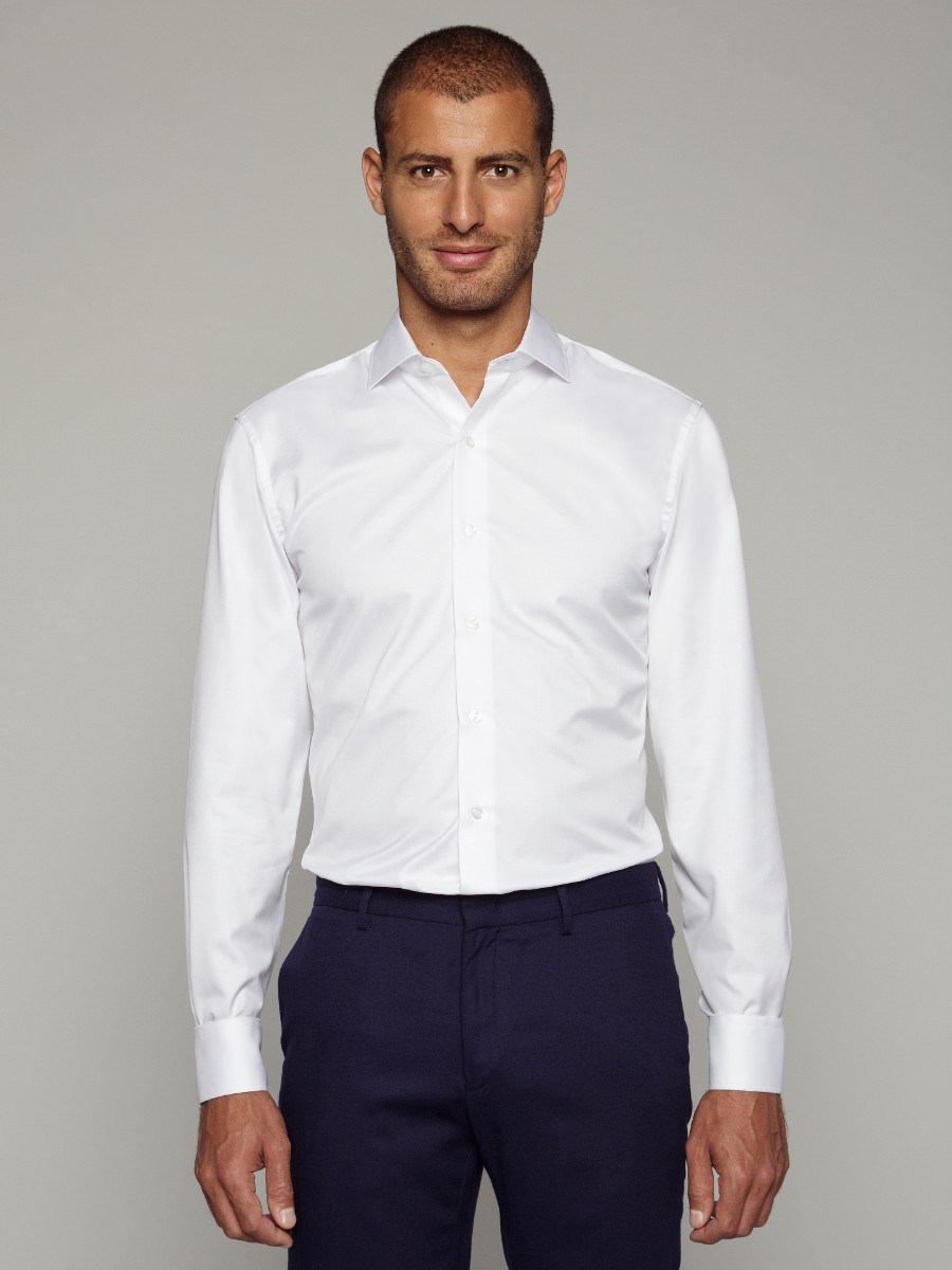 white dress undershirt