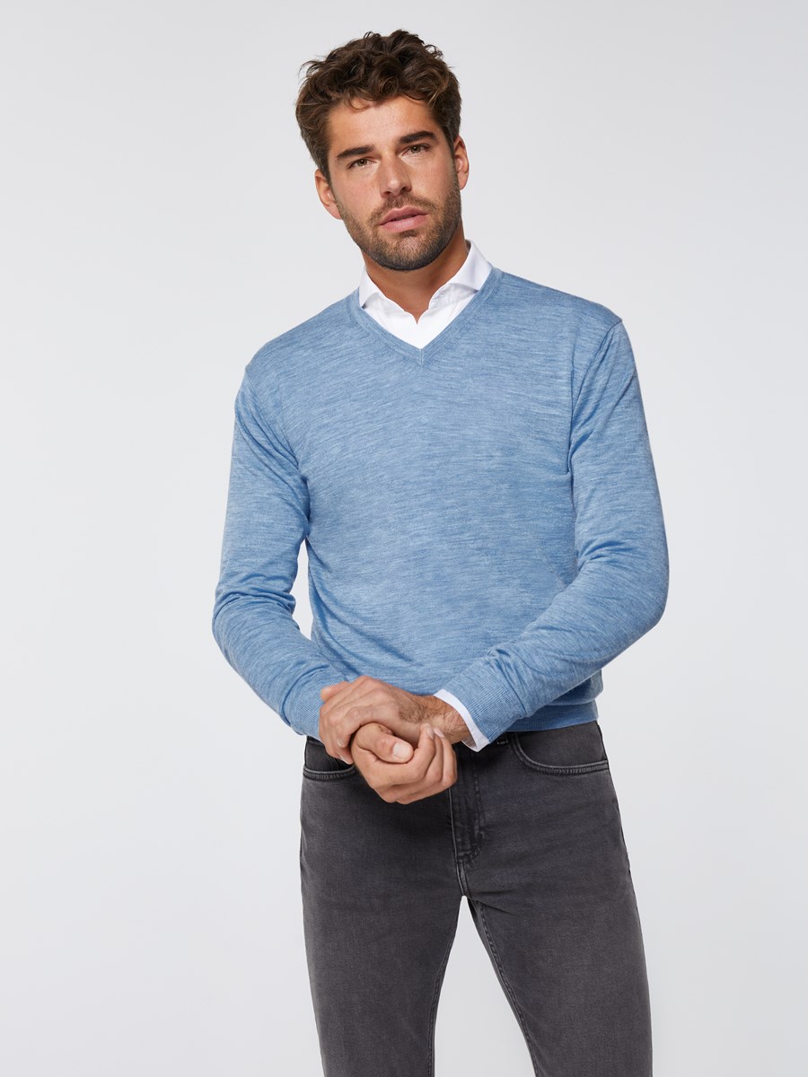 Outfits Pullover V Ausschnitt Mit Hemd Ã¼bergangsjacke Mit