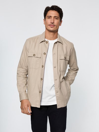 Mens Tan Overshirt Collar Mens Tan Overshirt Men Regular Fit Twill